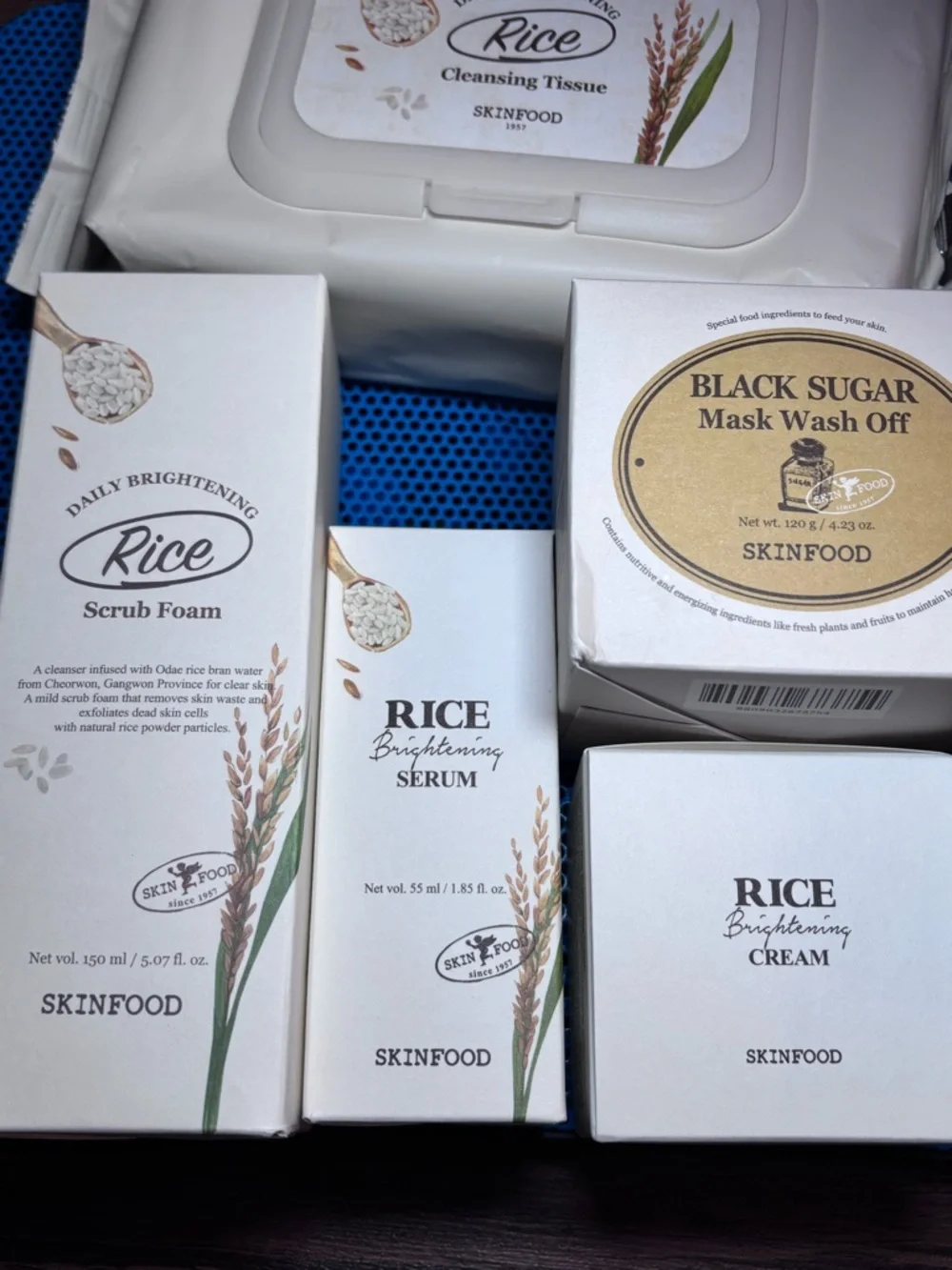 *BRAND NEW* | SKINFOOD Rice & Black Sugar Skincare Set |k-beauty|korean skincare - Picture 2 of 5